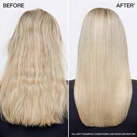 Redken All Soft creamy texture close-up illustrating rich hydration