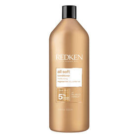 Redken All Soft front packaging showing product and benefits for softer hair