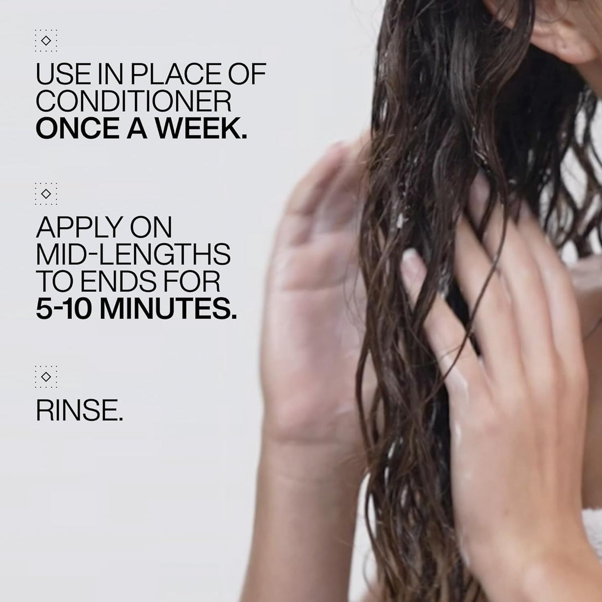 redken label close-up focusing on key ingredients and usage benefits for informed choice