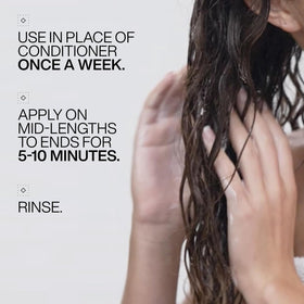 redken label close-up focusing on key ingredients and usage benefits for informed choice