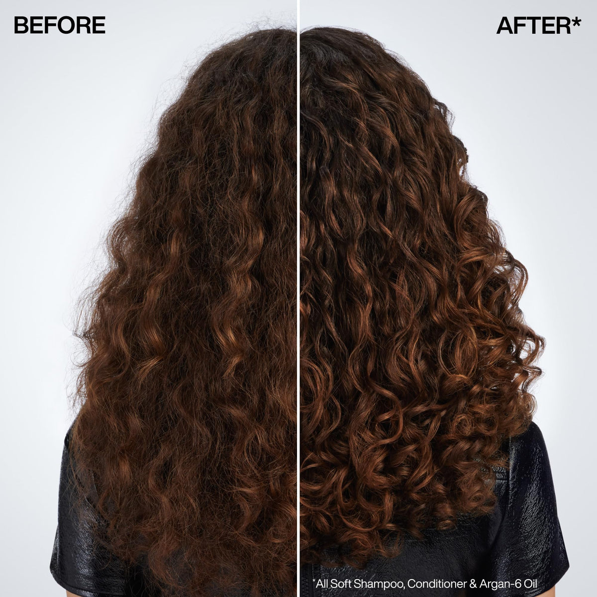 Redken oil drop close-up highlighting smooth texture that moisturizes and tames frizz