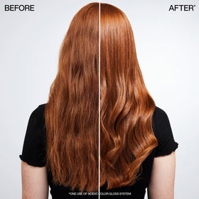 Redken back label with directions and ingredient clarity benefit