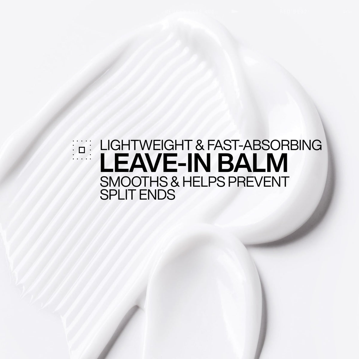 Redken bandage balm used during blow-drying for heat protection