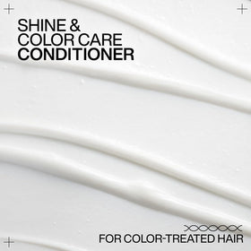 Redken bathroom lifestyle styling setup suggesting salon-like results at home