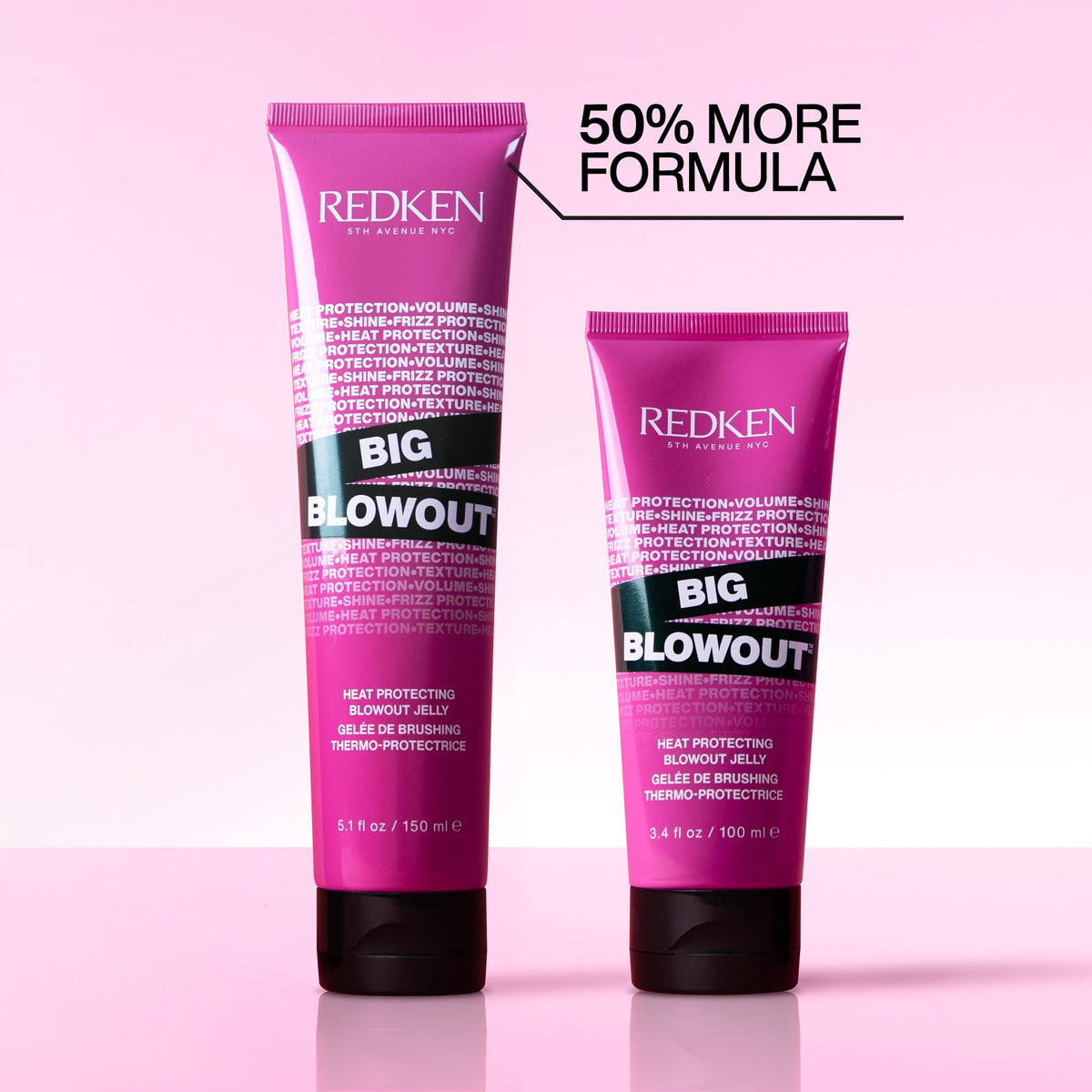 Redken Big Blowout finished blowout showing volume and shine