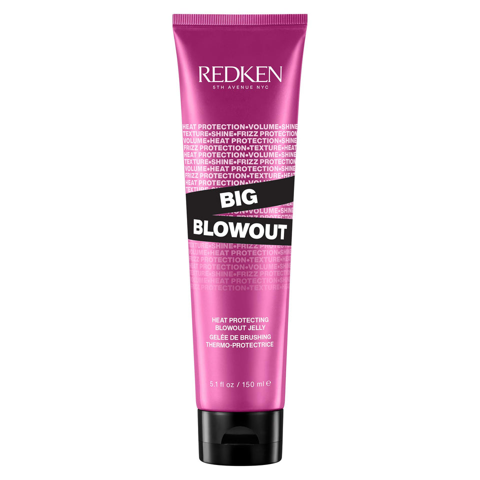Redken Big Blowout front packaging shows product and benefits