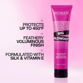 Redken Big Blowout pump detail for easy controlled dispensing