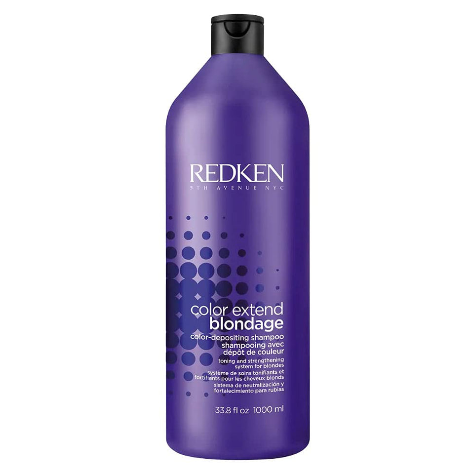 Redken Blondage front bottle showing label and size for easy identification and benefit