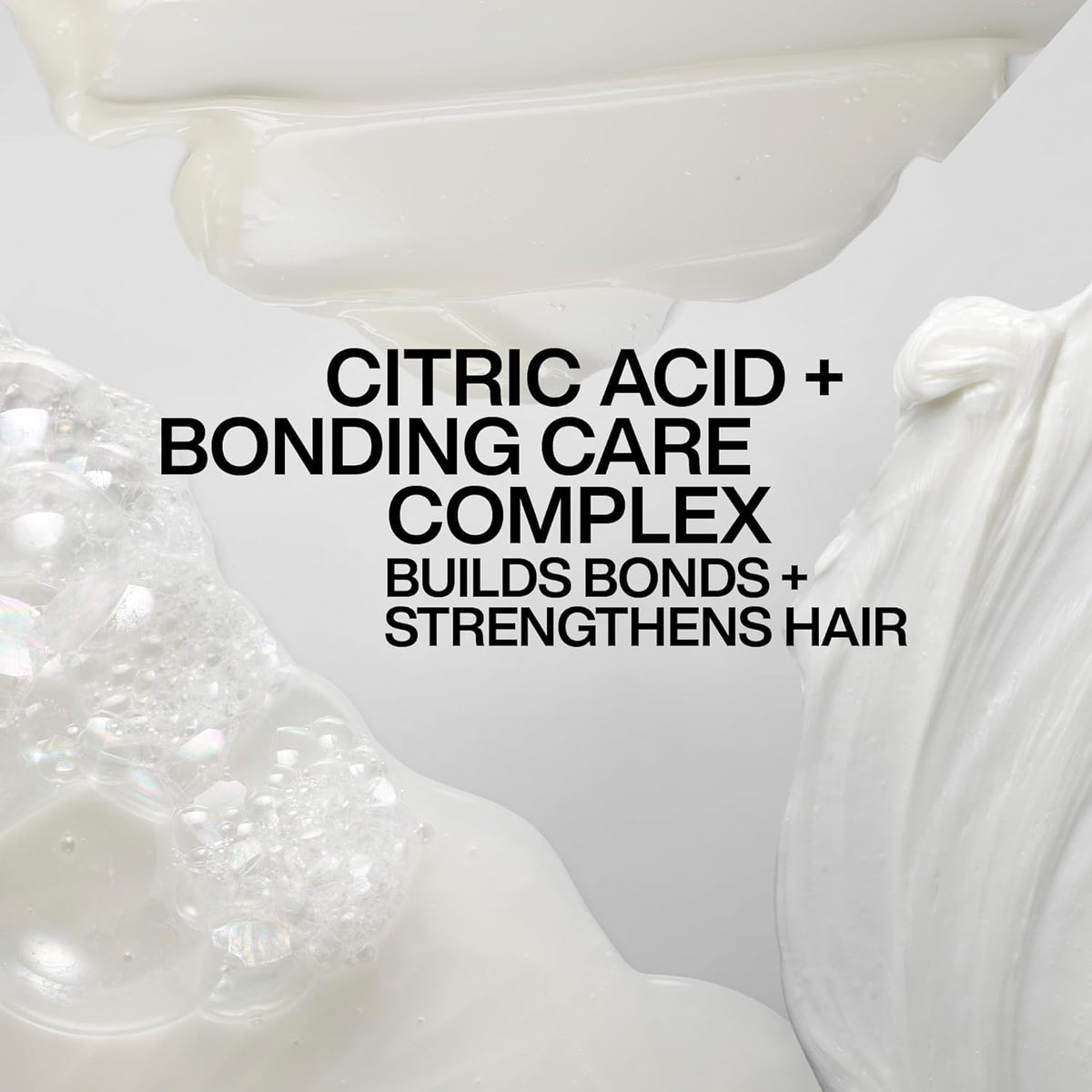 Redken bonding conditioner applied in hand demonstrating easy distribution