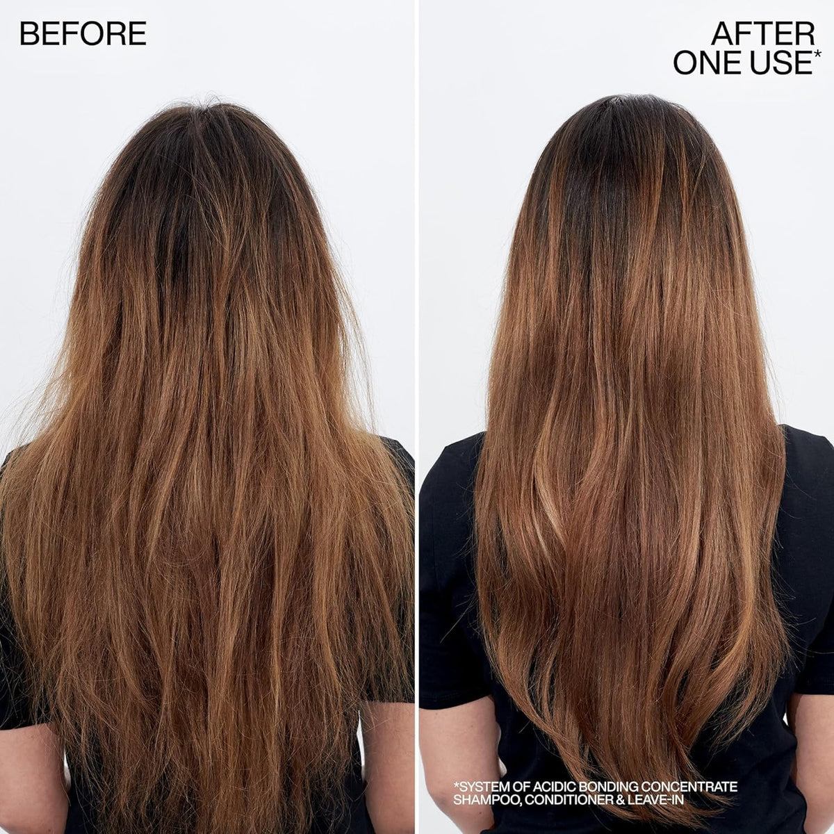Redken bonding conditioner on shower shelf lifestyle showing salon-grade care