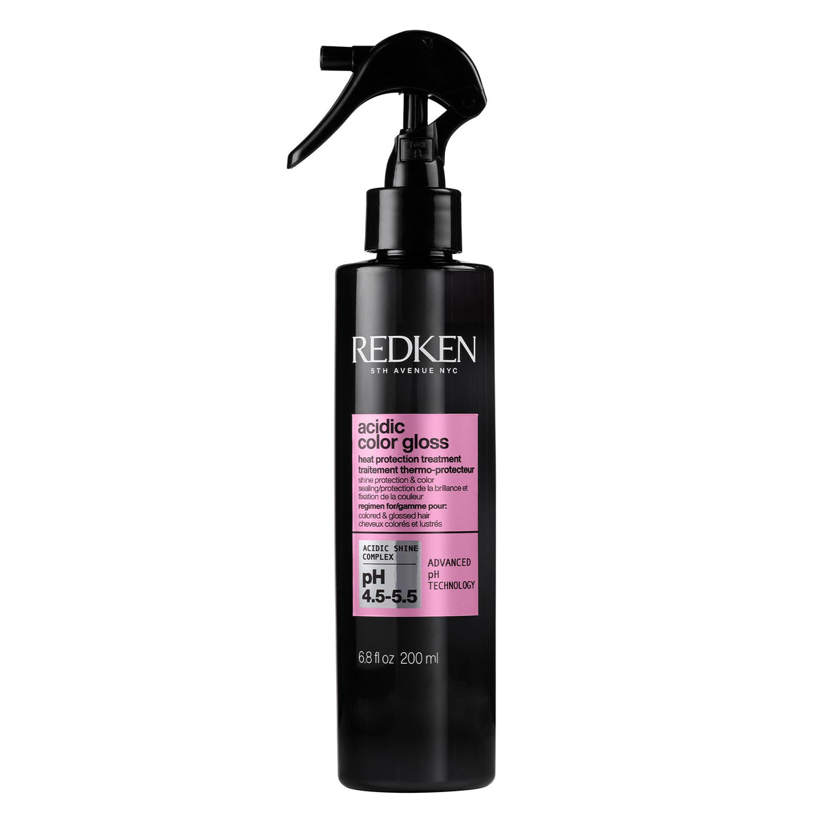 Redken bottle front showing Acidic Color Gloss for vibrant color protection
