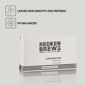 Redken Brews lathering in shower demonstrating effective cleansing