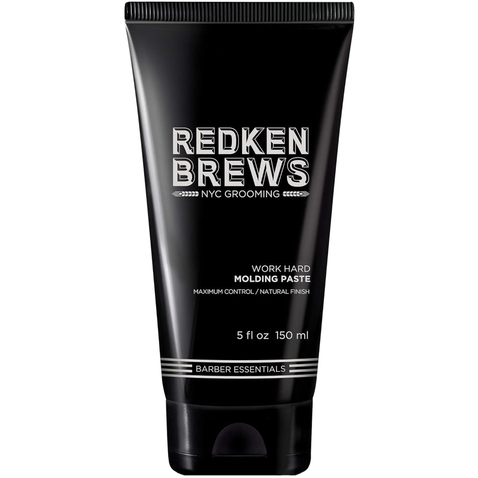 Redken Brews front packaging showing jar and clear product identity, boosts shopper confidence