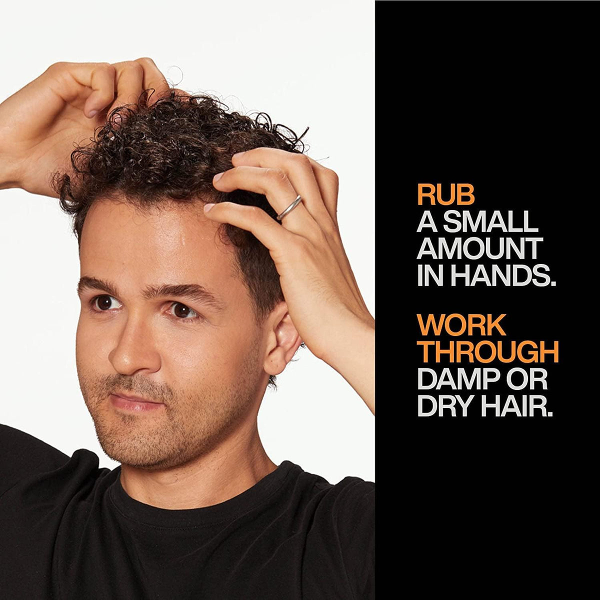 Redken Brews label ingredients view, communicates Polystretch Fibers and sulfate-free benefit