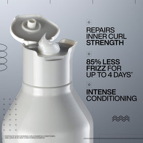 Redken conditioner texture close-up illustrating hydrating, lightweight formula