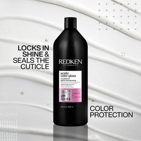 Redken conditioner texture close-up highlighting creamy consistency benefit