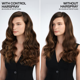 Redken Control Hairspray 28 nozzle closeup for precise, even product delivery
