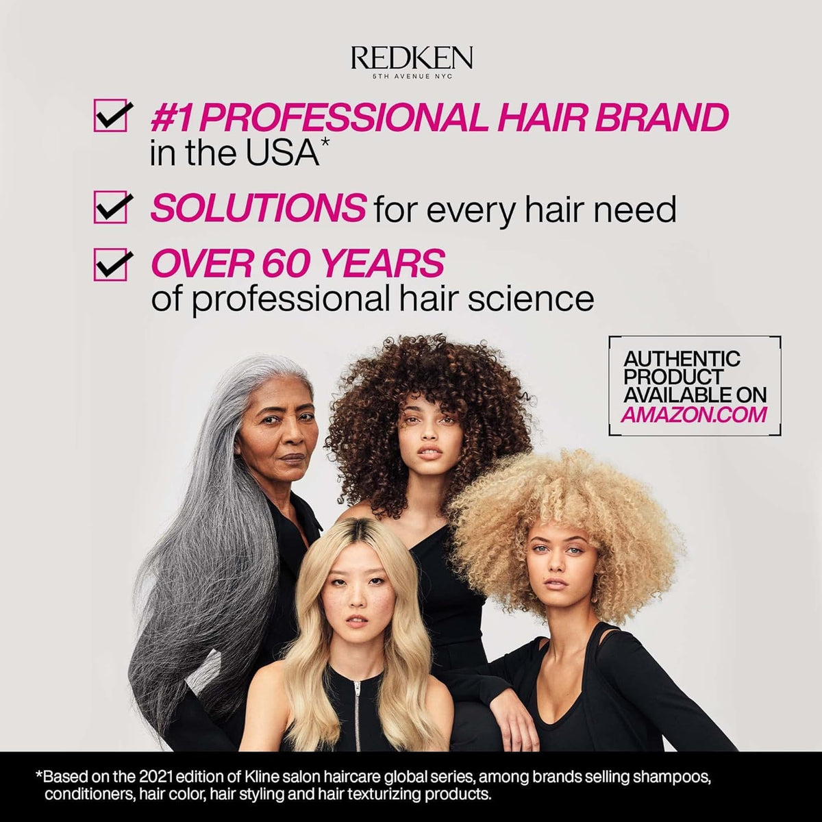 Redken on bathroom shelf lifestyle scene suggesting daily salon-quality hair care