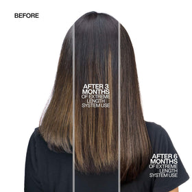 Redken Extreme Length conditioner cream texture open cap for easy detangling