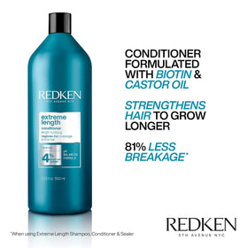 Redken conditioner texture on hand showing creamy slip and detangling benefit