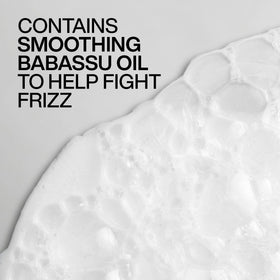 Redken babassu oil ingredient display highlighting lightweight hydration