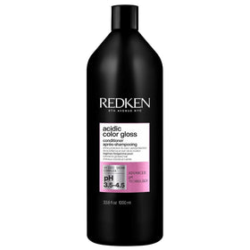 Redken front bottle showing product packaging and easy dispensing benefit