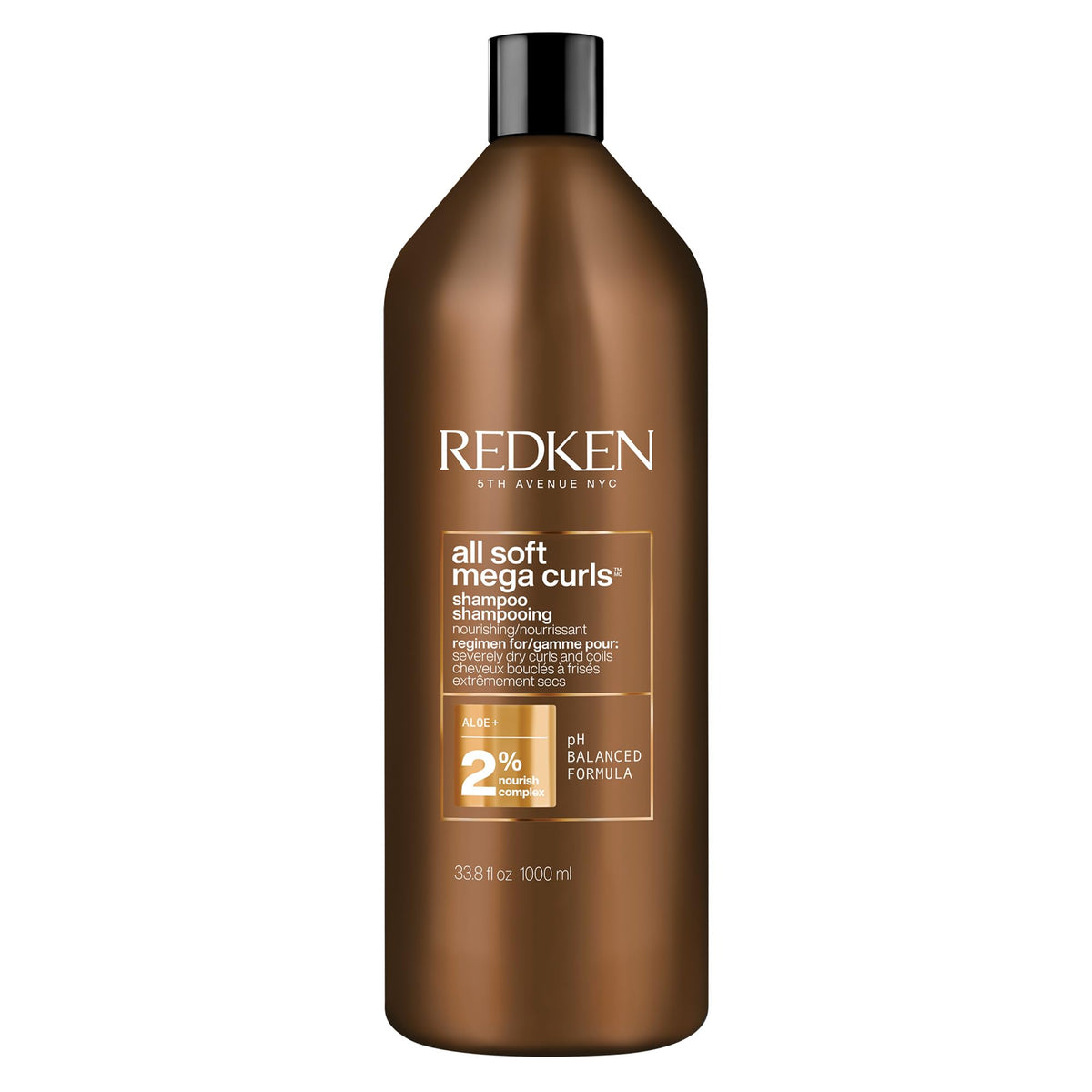 Redken front packaging showing bottle and benefits visible