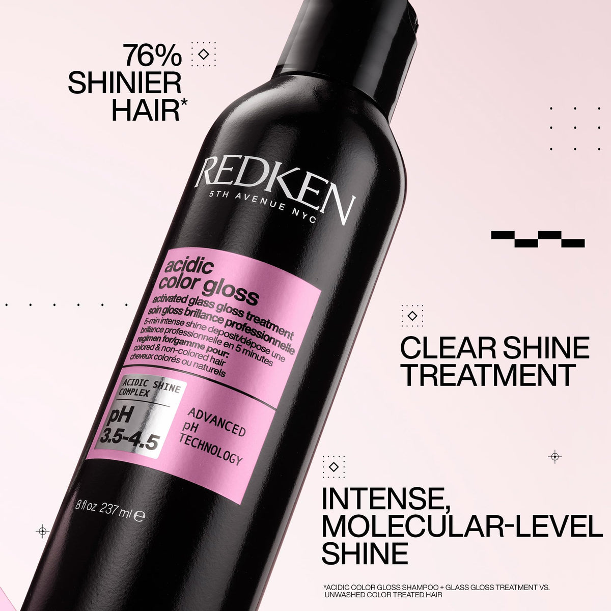 Redken close-up of glossy cream texture showing smooth application benefit
