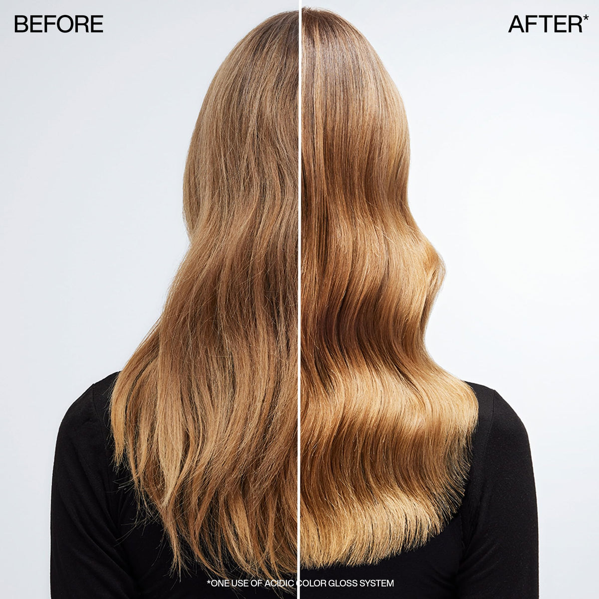 Redken in use while blow-drying offering heat protection up to 450°F
