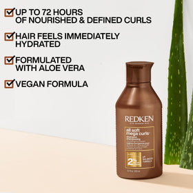 Redken close-up of aloe vera ingredient highlighting soothing moisture benefits