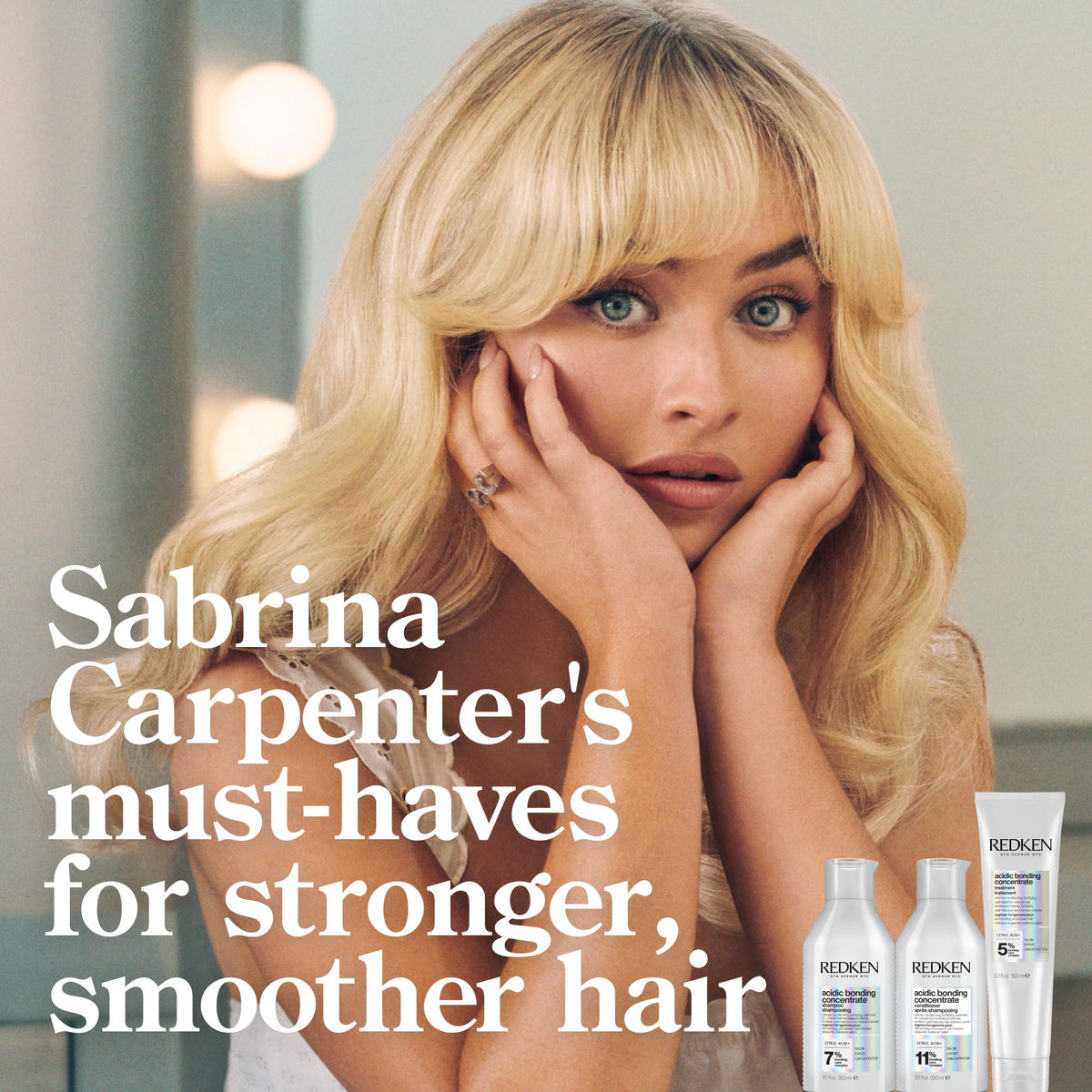 Redken product label close-up showing ingredients and directions
