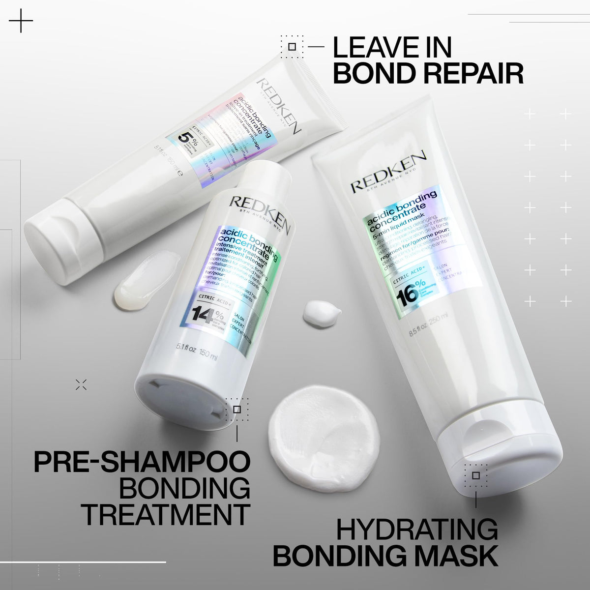 Redken mask styled on bathroom shelf for salon-at-home routine