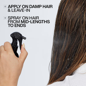 Redken on bathroom vanity lifestyle shot suggesting salon-like results at home