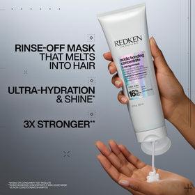 Redken liquid mask texture close-up illustrating lightweight spreadability