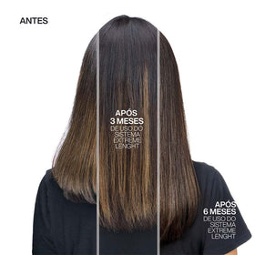 Redken application image with mask in hand, demonstrating easy five-minute use