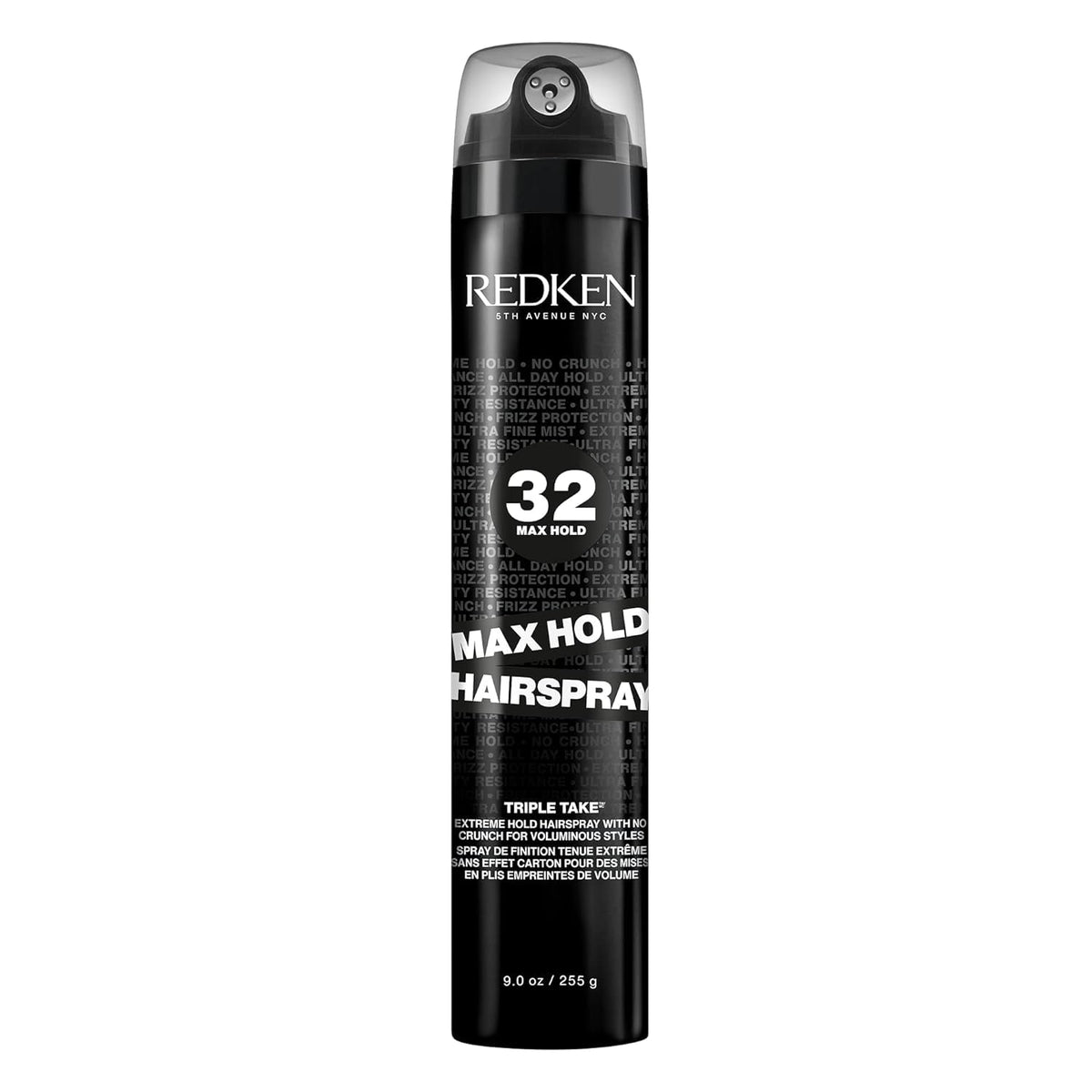 Redken Max Hold 32 front packaging showing product and benefits