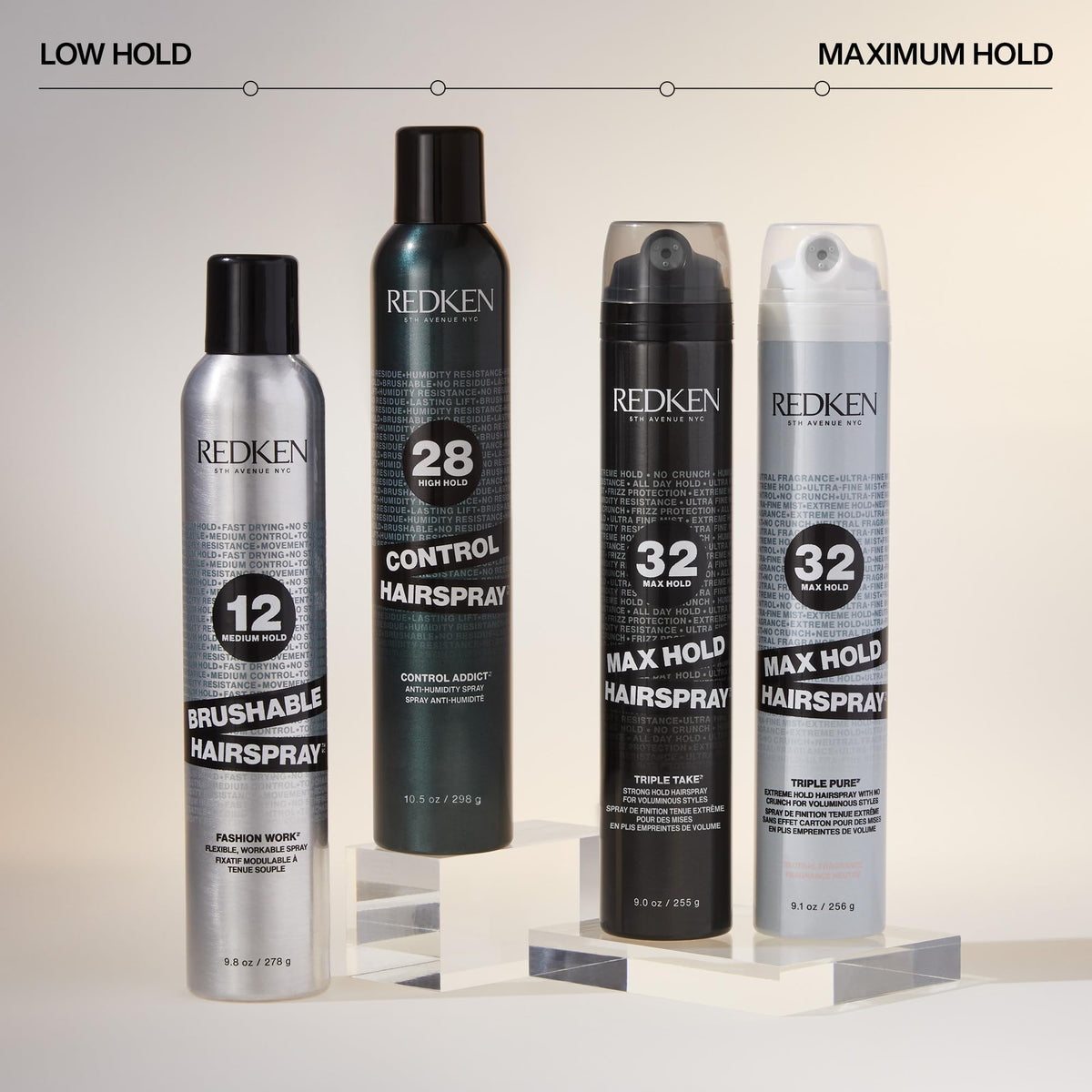 Redken Max Hold 32 used on an updo demonstrating long-lasting hold