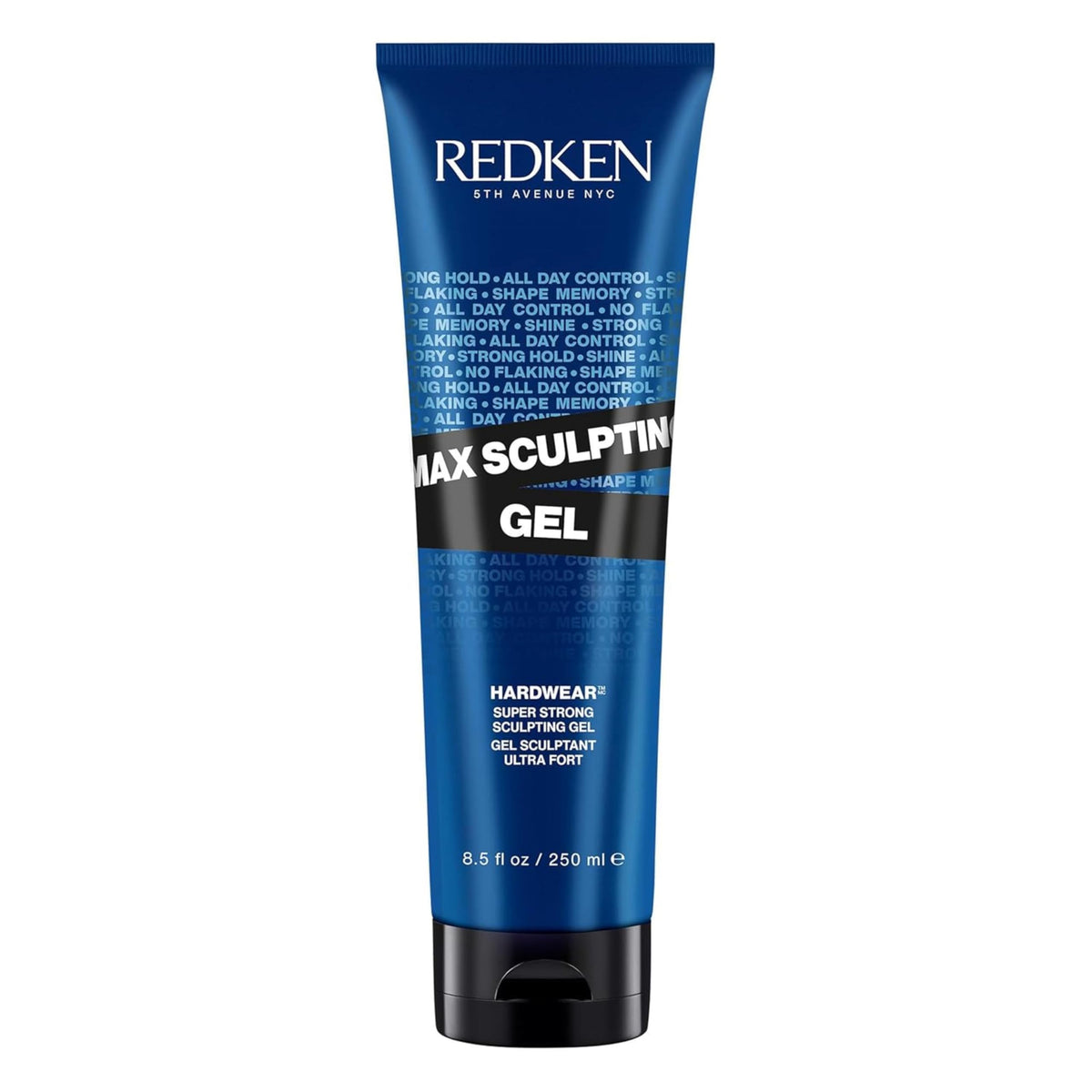 Redken jar front packaging showing label and product strength benefit