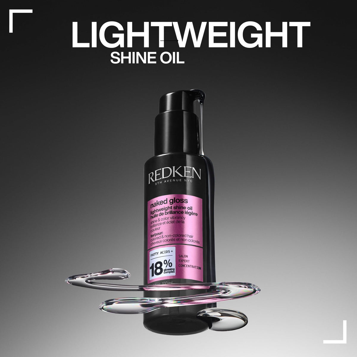 Redken Naked Gloss on vanity with mirror for everyday routine inspiration