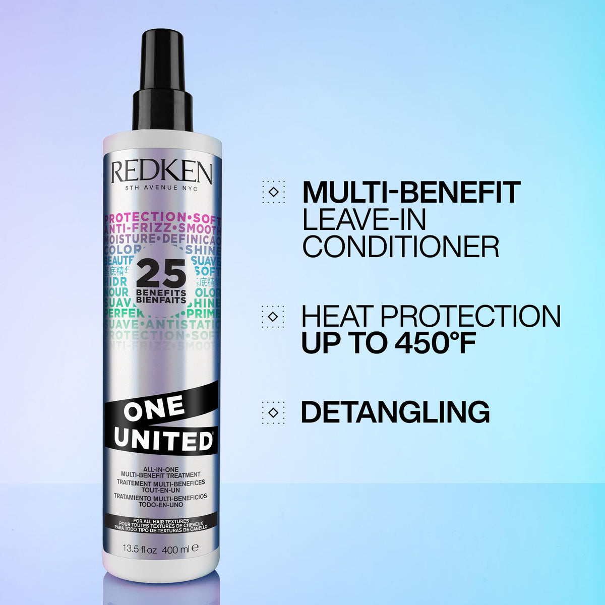 Redken pump closeup highlighting easy dispensing and convenience