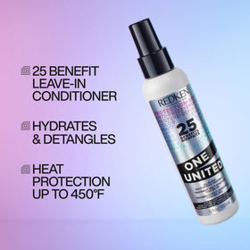 Redken One United spray nozzle close-up for precise even application