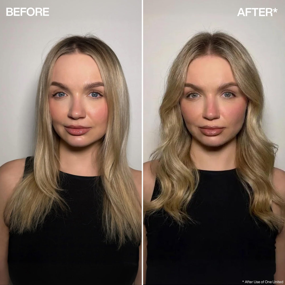 Redken texture dispensed on hand to show lightweight feel and easy absorption