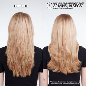 Redken bi-phase texture after shaking showing oil and conditioner mix