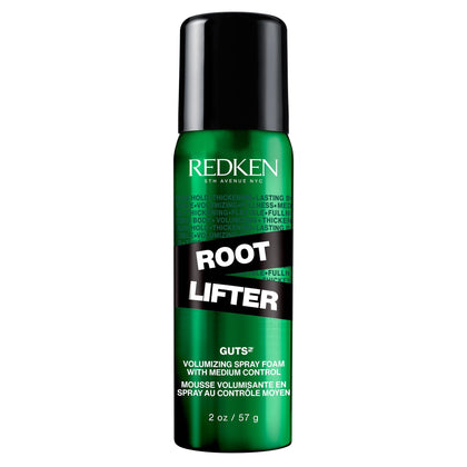 Redken product front packaging showing volumizing spray foam benefit