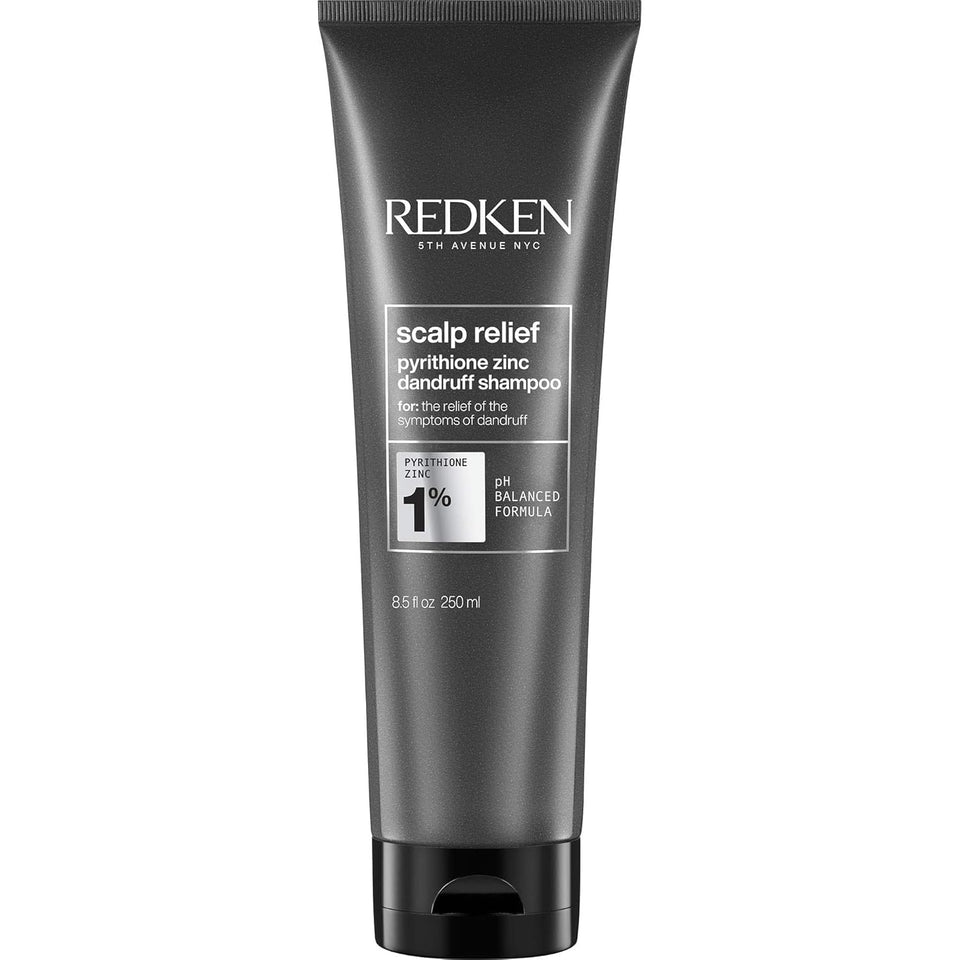 Redken bottle front packaging showing label and clear benefit