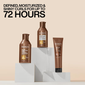 Redken shampoo and conditioner pair showing system benefit