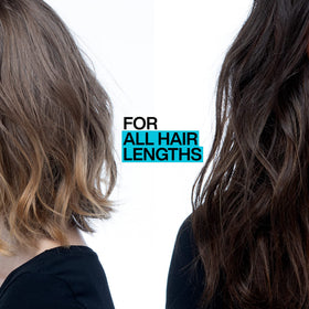 Redken being sprayed on dry hair to add instant volume and texture