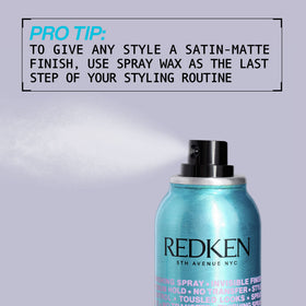 Redken styled beachy waves demonstrating volume and lived-in finish