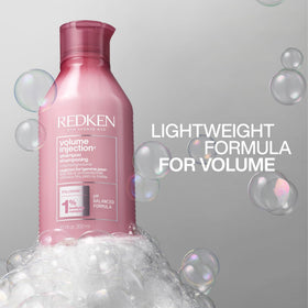 Redken styled hair lifestyle shot showing fuller hair and polished finish