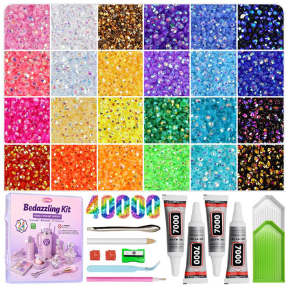 Redtwo front packaging showing full bedazzling kit and included accessories for easy crafting